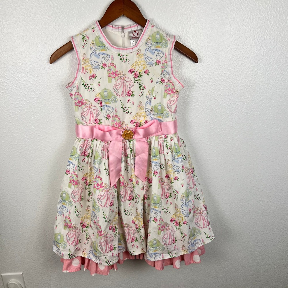 Vintage Disney Princess Dress Girls Size 8 Collectable Beauty and the Beast